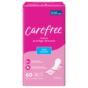 Carefree Thin Wrapped Panty Liners Unscented