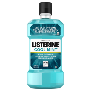 Listerine Cool Mint Antiseptic Mouthwash, 250 mL