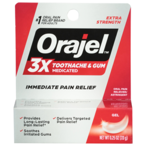 Orajel Extra Strength Gel Oral Pain Reliever 0.25 oz